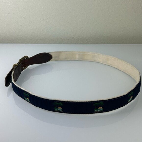 U.S. Open Golf Torrey Pines 2008 YRI Belt Sz 38 Waist Cloth Leather - Picture 7 of 16